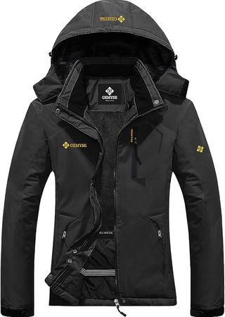 Chaqueta de esquí de montaña GEMYSE para mujer, impermeable, cortaviento