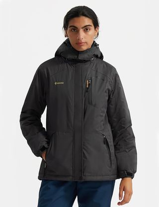 Chaqueta de esquí de montaña GEMYSE para mujer, impermeable, cortaviento