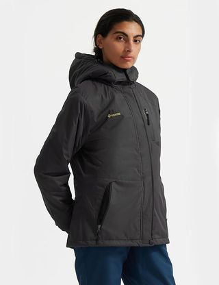 Chaqueta de esquí de montaña GEMYSE para mujer, impermeable, cortaviento