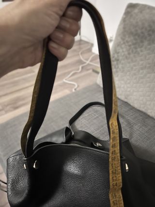 Bolso Uterqüe Negro Piel