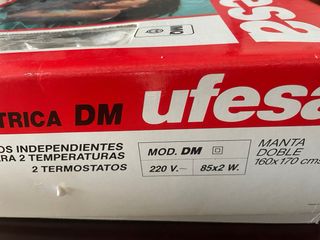 Manta eléctrica UFESA . ¡HOY REBAJAMOS NAVIDAD