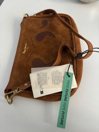 Bolso Pepe Jeans ante marrón