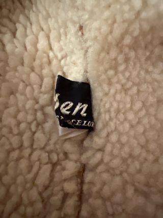 Chaqueta Piel Borrego Años 70 Marrón