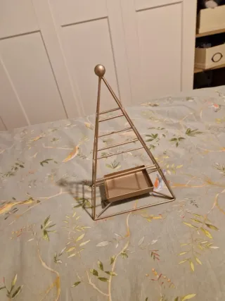 Portagioie a Sospensione per Orecchini e Collane Dorati