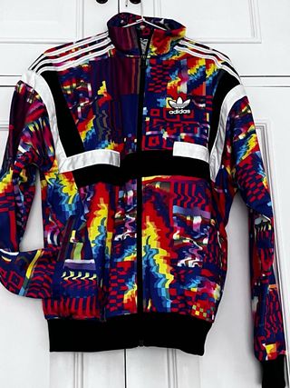 Chaqueta Adidas Bomber Estampada Multicolor