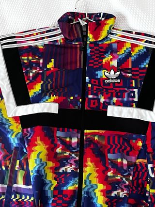 Chaqueta Adidas Bomber Estampada Multicolor