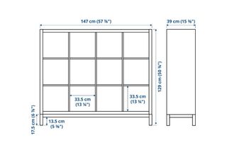 Estantería Ikea Kallax 4x4 Negra