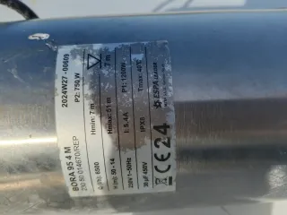 Bomba de agua sumergible ESPA