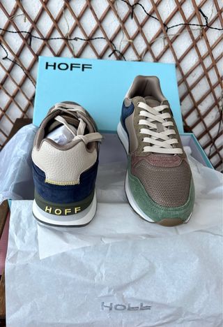 Zapatillas Hoff Azul Oscuro/Verde - modo casual