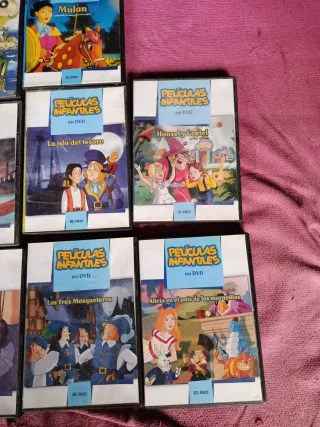 Lote 7 Películas Infantiles DVD (Español)