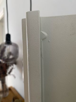 Estanterías de hierro pintadas blanco