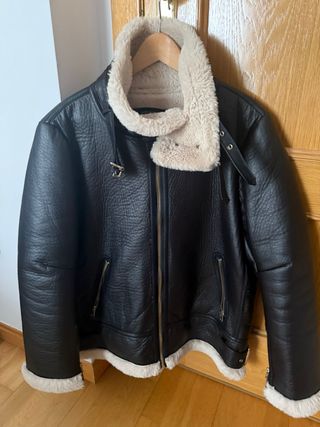Chaqueta Invierno Mujer negra y Beige