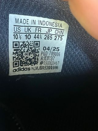 Adidas Scarpe Uomo Blu/Argento Taglia 44.5