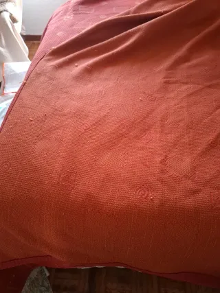 Colcha Matrimonio Roja y Dorada