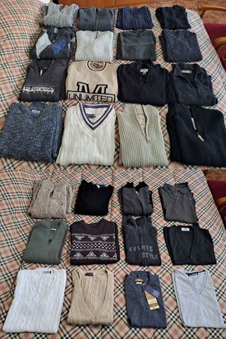 20 Maglie Maglioni Felpa Polo Gilet Uomo Tg L