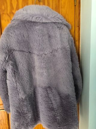 Abrigo pelo Mango Talla M