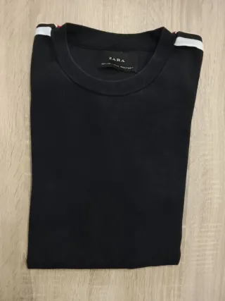 Sudadera Zara rayas laterales