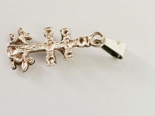 Collar cordón y cruz Caravaca Plata 44 cm 6,1 gr.