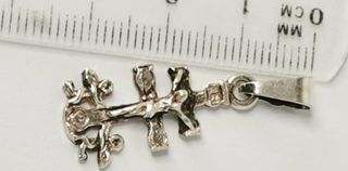 Collar cordón y cruz Caravaca Plata 44 cm 6,1 gr.