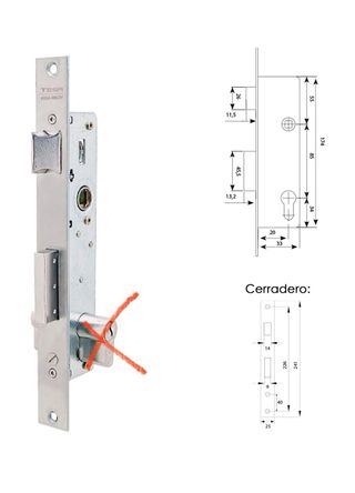 Monopunto De Palanca Deslizante Para Perfiles Metá