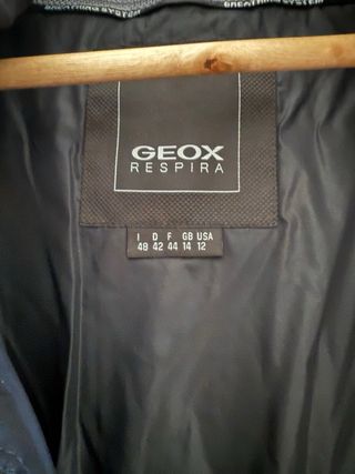 Abrigo plumífero azul mujer