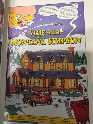 Vendo lote 2 comics Los Simpson