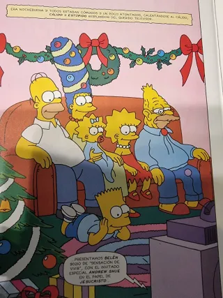 Vendo lote 2 comics Los Simpson