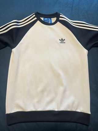 Sudadera Adidas Originals Blanca y Negra
