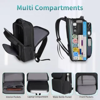 Mochila ESTARER para portátil 15.6 Negra