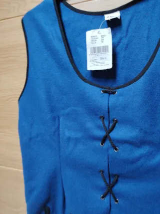 Cuerpiño baserri azul nuevo 42/52/60 cm