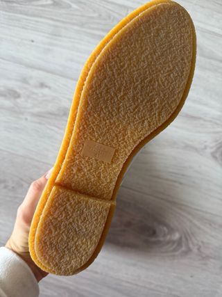 Zapatos planos plateados Zara