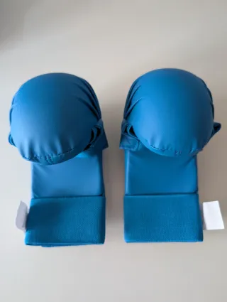 Guantillas Karate Azul Nuevas Talla XS
