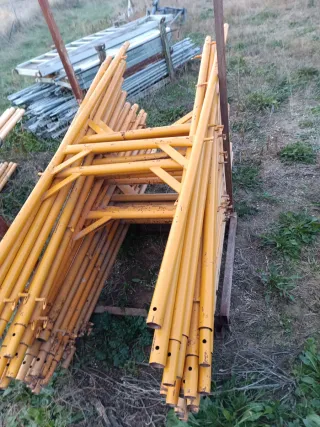 Andamio Europeo homologado, marcos y barras