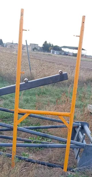 Andamio Europeo homologado, marcos y barras