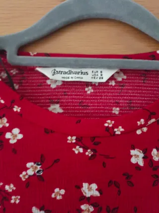 Vestido largo estampado floral