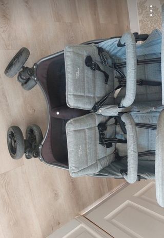 Silla paseo gemelar con bolsa