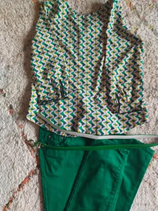 Camisa Sfera y Pantalón Verde