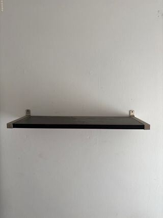 Estante flotante madera y metal