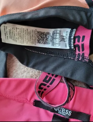 Conjunto Deportivo Guess Negro y Rosa