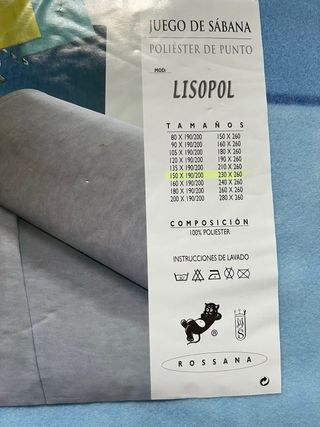 Juego Sábanas Térmicas 3 piezas Cama 150cm