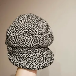 Gorra tweed mujer