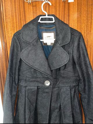 Abrigo Thomas Burberry Gris Talla S