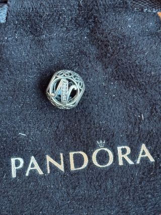 Pandora Charm Letra N Plata