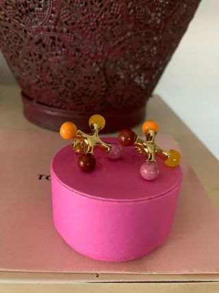 Pendientes Tous X Lea Colombo Oro Multicolor