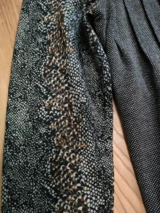 Vestido gris manga larga T40