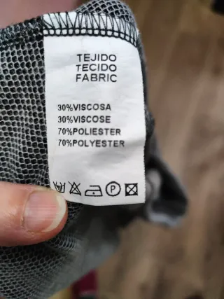 Vestido gris manga larga T40