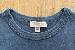 Top crop azul Pull&Bear Talla S