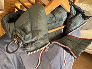 Chaqueta JOTT Impermeable Azul Verde reversible