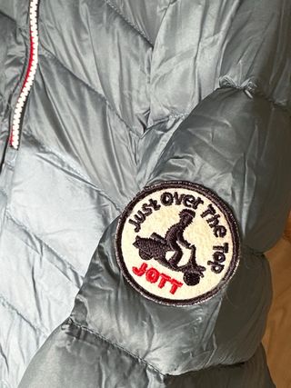 Chaqueta JOTT Impermeable Azul Verde reversible