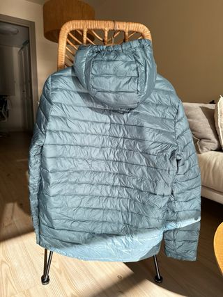 Chaqueta JOTT Impermeable Azul Verde reversible